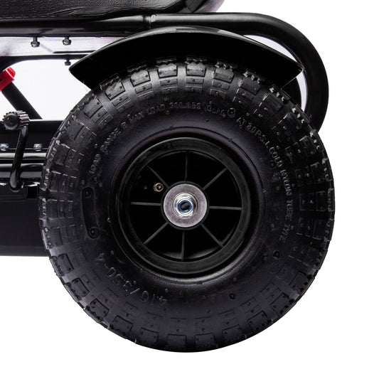 Pro-Series Stealth Pedal Go-Kart – High-Performance Outdoor Ride-On with Adjustable Racing Seat & Precision Handbrake for Ages 5-12