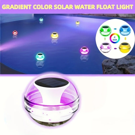 Solar-Powered Floating LED Pool Lights – IPX7 Waterproof Outdoor Ambience Lighting for Inground Pools, Bathtubs & Parties (Color Changing)