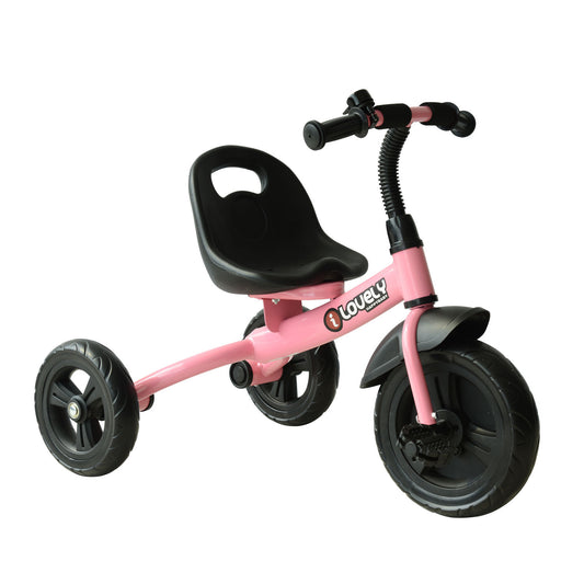 First Steps 3-Wheeled Evolution Trike – Ergonomic Ride-On Bike for Toddlers Ages 1.5 - 4 (Soft Pink)